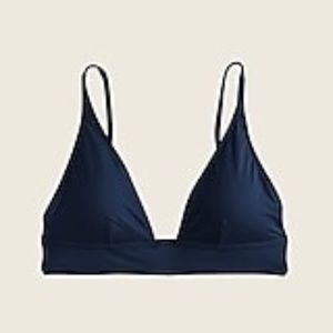 NWT J. Crew plunge v-neck bikini top size XXS